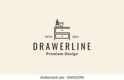 lines interior rack living room logo symbol icon vector graphic design illustration