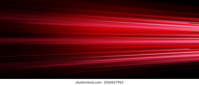 Lines of light, speed and movement. Abstract futuristic background with glowing light effect.Vector illustration. Modern abstract high speed light effect. Technology futuristic dynamic motion. 