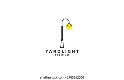 Linien Leuchtgartenlogo Symbol Vektorsymbol-Grafik