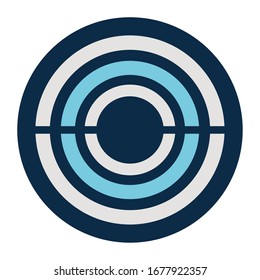 lines loading circle block style icon design, Progress upload interface download website internet digital and downloading theme Vector illustration