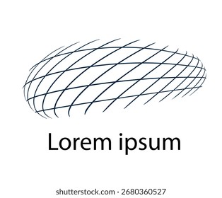 lines logo icon art design template vector