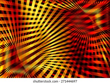 The lines metallic golden background