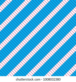 Lines minimal vector seamless pattern, abstract background. Simple geometric design. Diagonal parallel stripes.