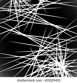 Lines - Monochrome geometric vector illustration