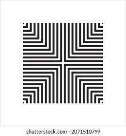 Lines Motif Pattern. Contemporary Decoration for Interior, Exterior, Carpet, Textile, Garment, Cloth, Silk, Tile, Plastic, Paper, Wrapping, Wallpaper, Pillow, Sofa, Background, Ect. Vector