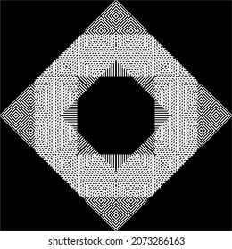 Lines Motif Pattern. Contemporary Decoration for Interior, Exterior, Carpet, Textile, Garment, Cloth, Silk, Tile, Plastic, Paper, Wrapping, Wallpaper, Pillow, Sofa, Background, Ect. Vector 