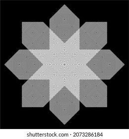 Patrón de movimiento de líneas. Decoración contemporánea de interiores, exteriores, alfombras, textiles, prendas de vestir, tela, seda, mosaico, plástico, papel, envuelto, tapicería, almohada, sofás, fondo, etc. Vector 