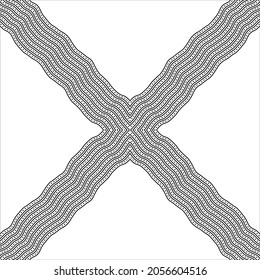 Lines Motifs-Muster. Dekoration für Ziergegenstände, Außenbereich, Teppichboden, Textilien, Kleidung, Tuch, Seide, Tile, Plastik, Papier, Umhüllung, Tapete, Kissen, Sofa, Hintergrund, Ekt. Vektorgrafik