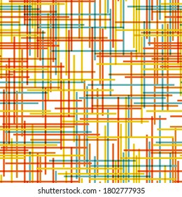 Lines motion texture creative vector seamless pattern. Abstract background. Irregular geometric psychedelic seamless ornament. Thin lines grid texture. Grunge backdrop.