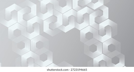 Líneas en el arte de fondo gris Anuncio de círculo de Plantilla de Vector de luz simple agradable