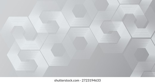 Líneas sobre fondo gris. Líneas geométricas diseño simple arte moderno agradable Plantilla de Vector de luz simple