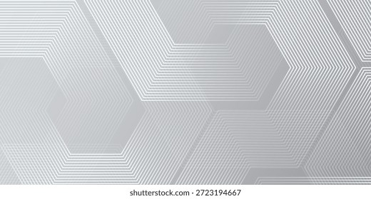 Líneas sobre fondo gris. Líneas geométricas diseño simple arte moderno agradable luz simple