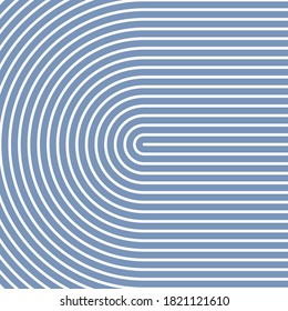 Сircular lines on white background. Striped wallpaper. Surface pattern design with symmetrical linear ornament. Stripes motif. Digital paper with curves for page fills, designing, textile print.