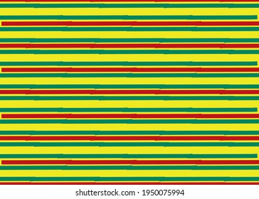 Lines on a yellow background. Seamless texture. Vector graphics.