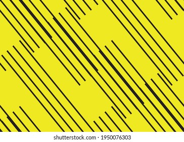 Lines on a yellow background. Seamless texture. Vector graphics.