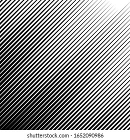 Lines pattern. Diagonal stripes illustration. Striped image. Linear background. Strokes ornament. Abstract wallpaper. Modern halftone backdrop. Digital paper, web design, textile print. Vector.