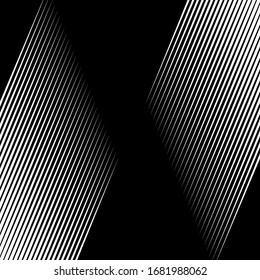 Lines pattern. Diagonal stripes illustration. Striped image. Linear background. Strokes ornament. Abstract wallpaper. Modern halftone backdrop. Digital paper, web design, textile print. Vector.