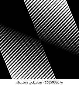Lines pattern. Diagonal stripes illustration. Striped image. Linear background. Strokes ornament. Abstract wallpaper. Modern halftone backdrop. Digital paper, web design, textile print. Vector art