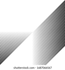 Patrón de líneas. Ilustración de franjas diagonales. Imagen rayada. Fondo lineal. Ornamento de los trazos. Papel pintado abstracto. Fondo moderno de medio tono. Papel digital, diseño web, impresión textil. Trabajo de vectores