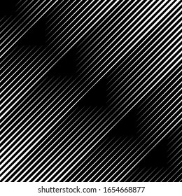 Lines pattern. Diagonal stripes ornate. Striped image. Linear background. Strokes ornament. Abstract wallpaper. Modern halftone backdrop. Digital paper, web design, textile print, vector art.