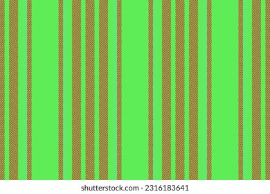 Lines pattern fabric of texture stripe background with a textile vector vertical seamless in green and red colors.