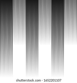 Lines pattern. Stripes print. Striped illustration. Linear background. Strokes ornament. Abstract wallpaper. Modern halftone backdrop. Digital paper, textile print. Vector artwork.