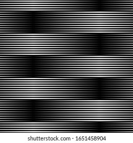 Lines pattern. Stripes seamless illustration. Striped image. Linear background. Strokes ornament. Abstract wallpaper. Modern halftone backdrop. Digital paper, web design, textile print. Vector art.