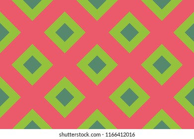 Lines pattern, vector seamless background. Christmas color 