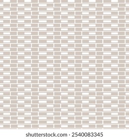 Lines pattern, vector seamless beige background. Minimal ecru jute plain stripe texture pattern. Two tone washed out beach decor background. 