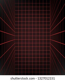 lines perspective room illustration