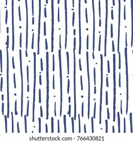 Lines And Points Vector Seamless Pattern