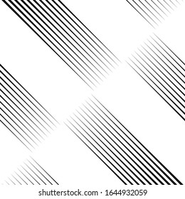 Lines print. Striped background. Linear pattern. Abstract ornament. Diagonal stripes motif. Strokes wallpaper. Modern halftone backdrop. Digital paper, web designing, textile image. Vector.