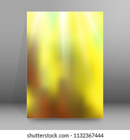 Lines ray background advertising brochure design elements. Blurry light glowing graphic form for elegant flyer. Vector illustration EPS 10 for booklet layout, wellness leaflet, newsletters