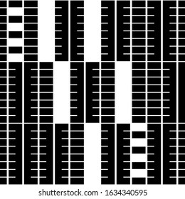 Lines, rectangles seamless pattern. Contemporary ornament. Strokes, shapes background. Modern print. Geometric backdrop. Geometrical wallpaper. Digital paper, textile print, abstract image. Vector