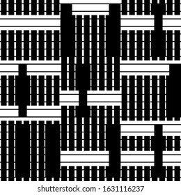 Lines, rectangles seamless pattern. Geometrical print. Shapes, strokes background. Modern wallpaper. Contemporary ornament. Geometric backdrop. Vector art. Digital paper, textile print, abstract image