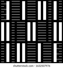 Lines, rectangles seamless pattern. Geometrical print. Shapes, strokes background. Modern wallpaper. Contemporary ornament. Geometric backdrop. Digital paper, textile print, abstract image. Vector art