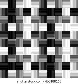 Lines repeatable geometric pattern (mosaic of lined squares)