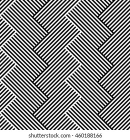 Lines repeatable geometric pattern (mosaic of lined squares)