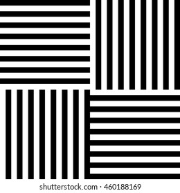 Lines repeatable geometric pattern (mosaic of lined squares)