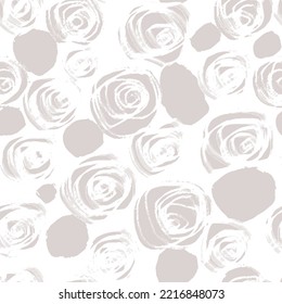lines seamless pattern, background with a floral pattern. background, drawing with boho with forest flowers, leaves, plants, berries branch. Abstract paint sketch