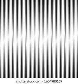 Lines seamless pattern. Stripes ornate. Striped image. Linear background. Strokes ornament. Abstract wallpaper. Modern halftone backdrop. Digital paper, web design, textile print, vector art