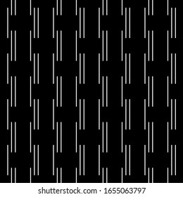 Lines seamless pattern. Stripes print. Striped illustration. Linear background. Abstract ornament. Strokes wallpaper. Modern halftone backdrop. Digital paper, web designing, textile print. Vector.