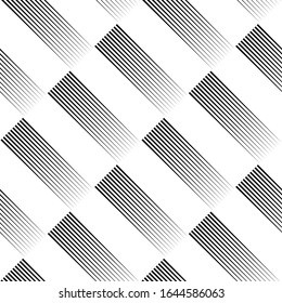 Lines seamless print. Striped background. Linear pattern. Abstract ornament. Diagonal stripes motif. Strokes wallpaper. Modern halftone backdrop. Digital paper, web designing, textile image. Vector.