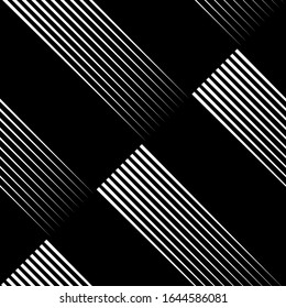 Lines seamless print. Striped background. Linear pattern. Abstract ornament. Diagonal stripes motif. Strokes wallpaper. Modern halftone backdrop. Digital paper, web designing, textile image. Vector.