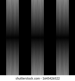 Lines seamless print. Striped background. Linear pattern. Abstract ornament. Stripes motif. Strokes wallpaper. Modern halftone backdrop. Digital paper, web designing, textile illustration. Vector