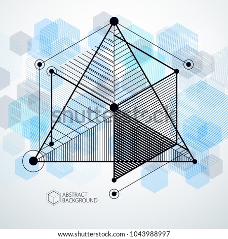 Image, Stock Photo Triangle and parallels