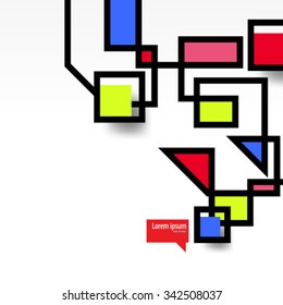 Lines and Shapes Design Background