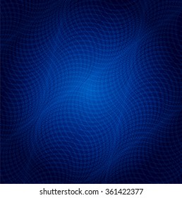 Lines shiny blue mosaic background