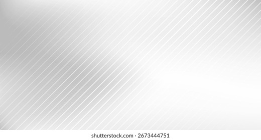 Fundo de folha de prata de linhas com textura de espelho de metal. Gradiente de cromo moderno