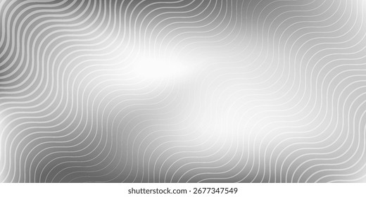Lines simple foil background with metal mirror texture. Chrome gradient surface miodern abstract